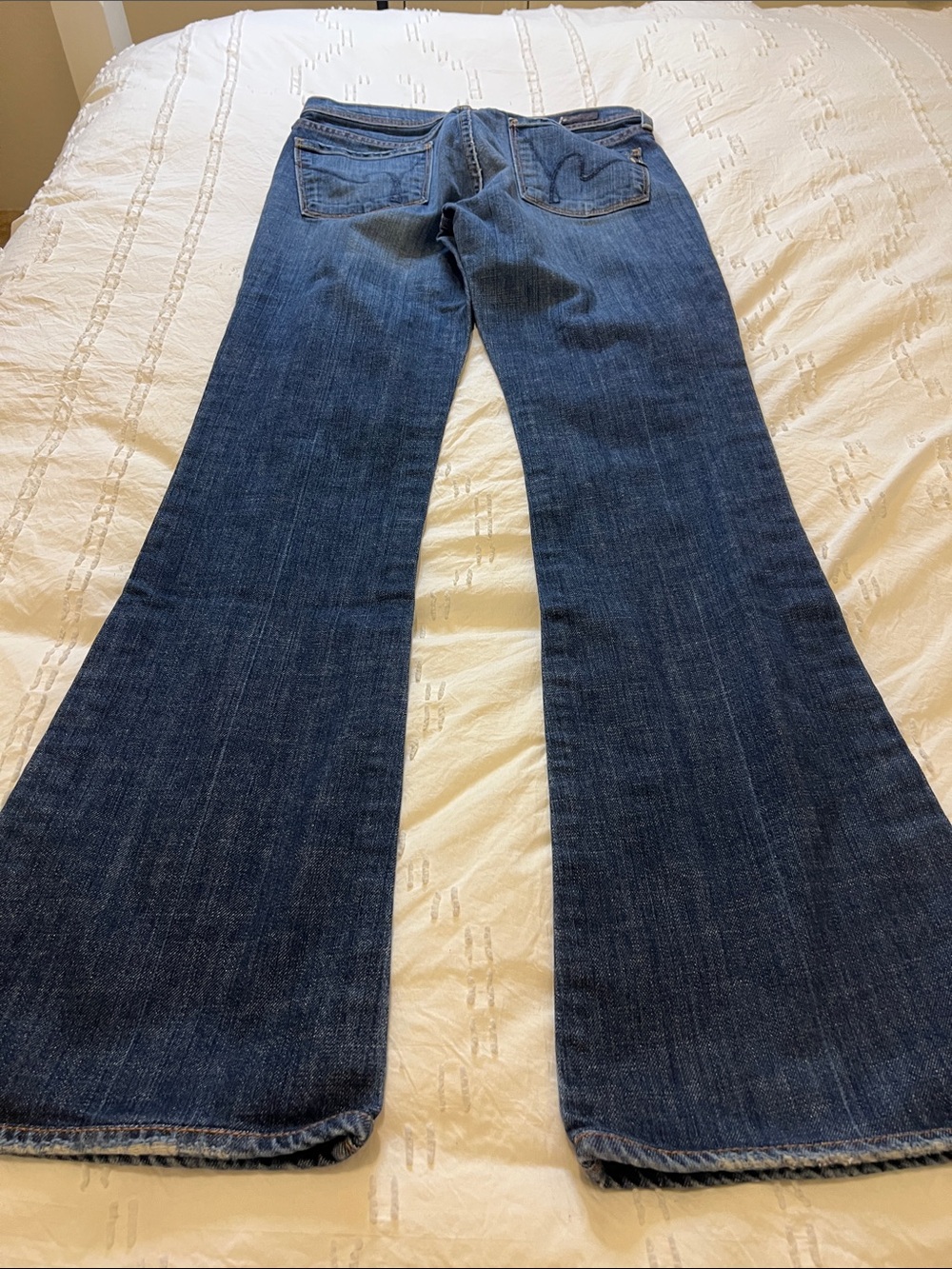 Citizens Of Humanity COH Jeans Ingrid #002 Low Waist Flair Flare Stretchy Boot - Picture 12 of 16